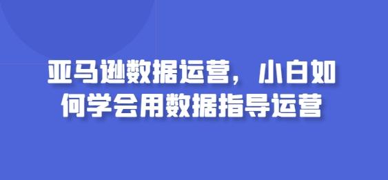 亚马逊数据运营，小白如何学会用数据指导运营-灼光资源宝库