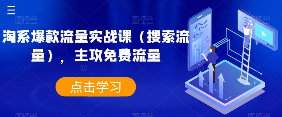 淘系爆款流量实战课（搜索流量），主攻免费流量-蘑菇资源宝库