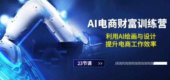 AI电商-财富训练营：利用AI绘画与设计，提升电商工作效率(23节课)-灼光资源宝库