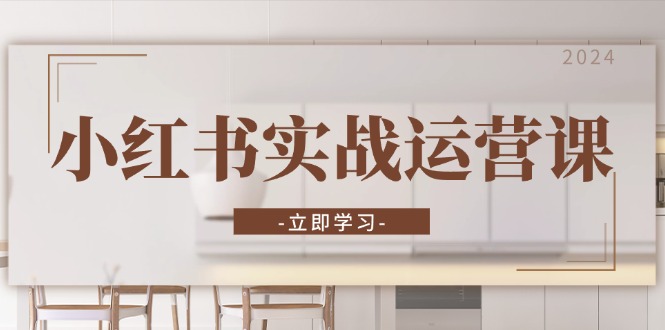 小红书实战运营课：从开通店铺到直播话术，打造爆款笔记与高效直播-灼光资源宝库