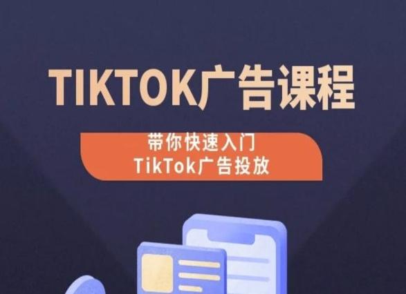 TikTok广告投放课程，从0-1实操课，带你快速入门TikTok广告投放-资源宝库