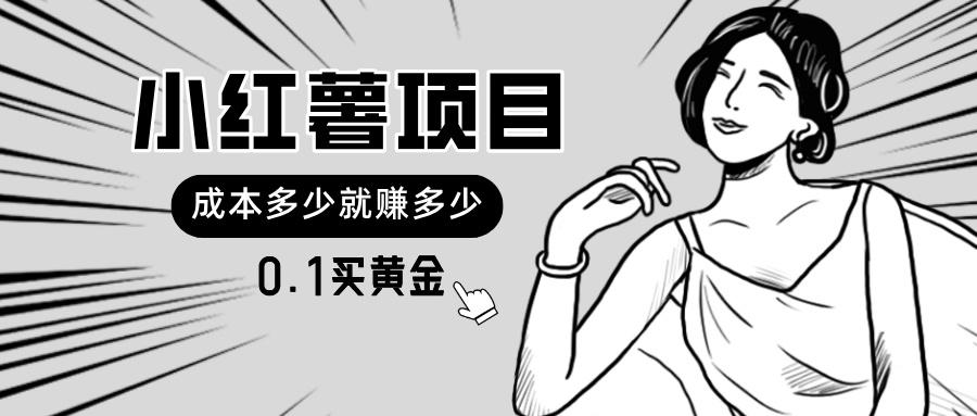 小红薯暴力项目，0.1买黄金。操作简单，日入无上限，可无限扩大。-灼光资源宝库