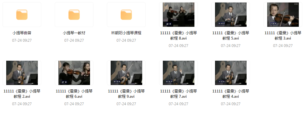 霍曼小提琴教学视频-灼光资源宝库