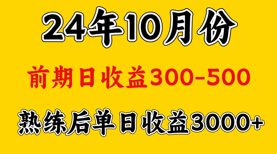 高手是怎么赚钱的.前期日收益500+熟练后日收益3000左右-灼光资源宝库