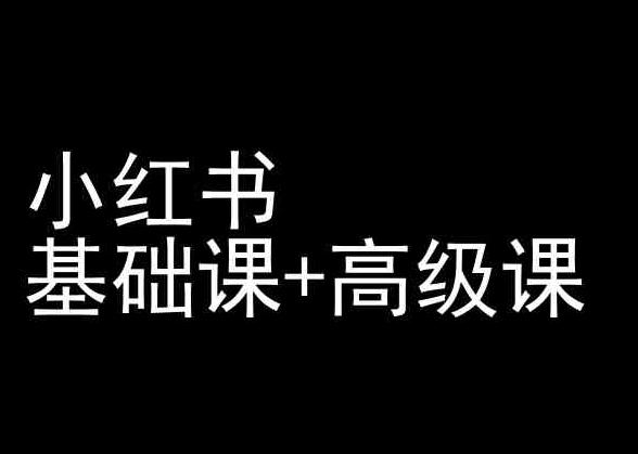 小红书基础课+高级课-小红书运营教程-灼光资源宝库