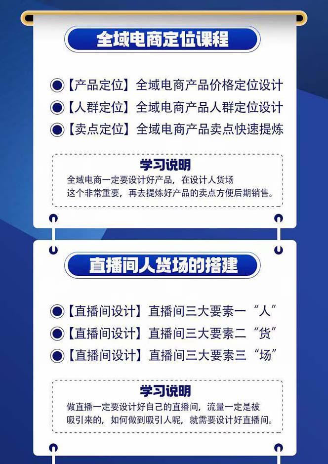 图片[4]-全域电商-粗暴玩法课：10亿销售经验干货分享！定位/免费起号/千川投流-灼光资源宝库
