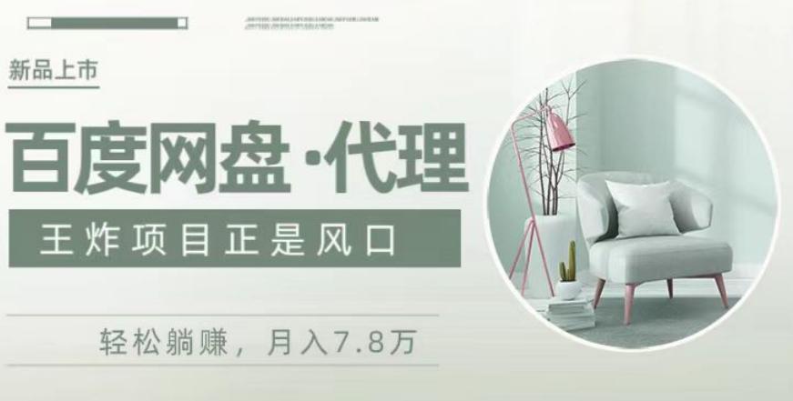 度盘代理，月入7w保姆级全方位教程-灼光资源宝库