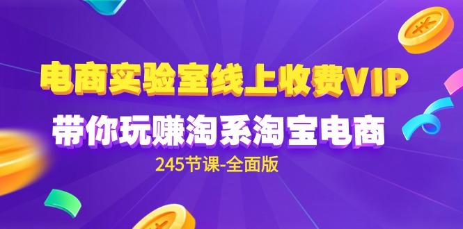 (9859期)电商-实验室 线上收费VIP，带你玩赚淘系淘宝电商(245节课-全面版)-灼光资源宝库