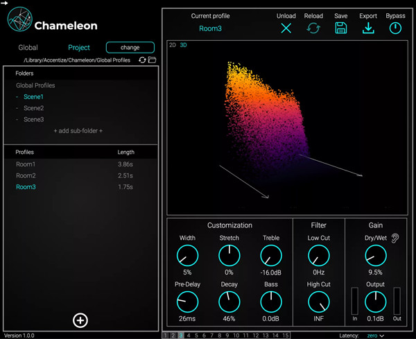 Accentize Chameleon(智能音频插件) v2.1.1 免费版-灼光资源宝库