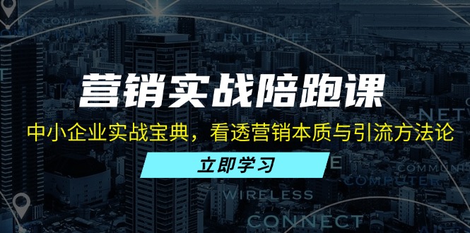 营销实战陪跑课：中小企业实战宝典，看透营销本质与引流方法论-灼光资源宝库