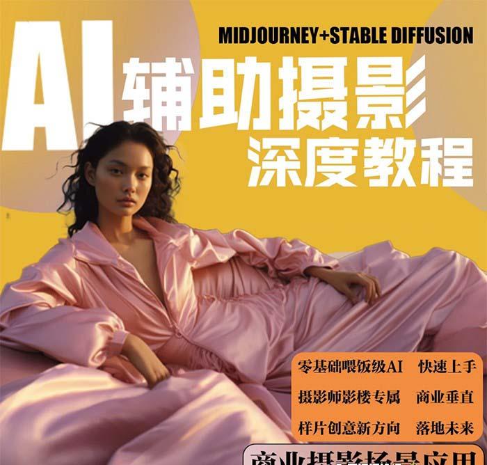 (8727期)2024年AI辅助摄影人工智能商业应用摄影课程(37节课)-灼光资源宝库