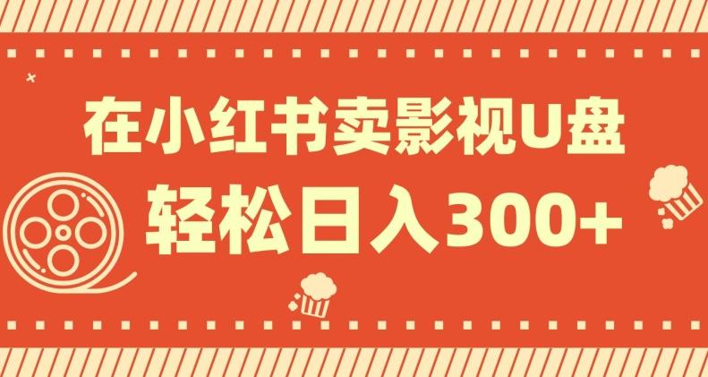 在小红书上卖影视U盘，轻松日入300+，操作简单，小白可轻松上手-灼光资源宝库