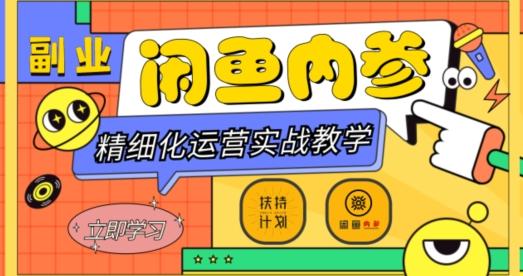 闲鱼精细化运营入门+高阶实战教学，从底层逻辑到轻松变现，多维度玩转闲鱼副业-灼光资源宝库