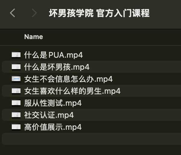 坏男孩学院 官方入门课程-灼光资源宝库