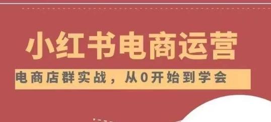 小红书店铺运营从小白到大神2.0，从入门到精通-灼光资源宝库