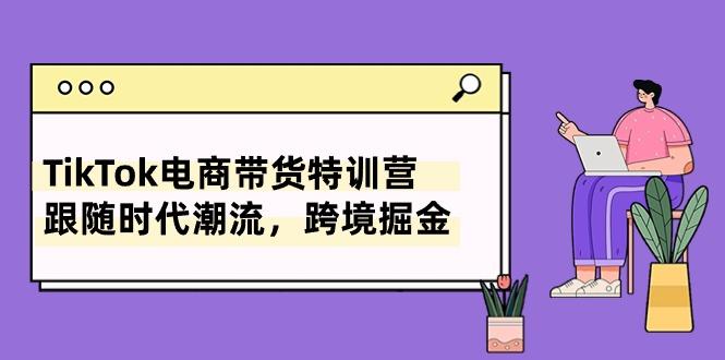 TikTok电商带货特训营，跟随时代潮流，跨境掘金(8节课-资源宝库