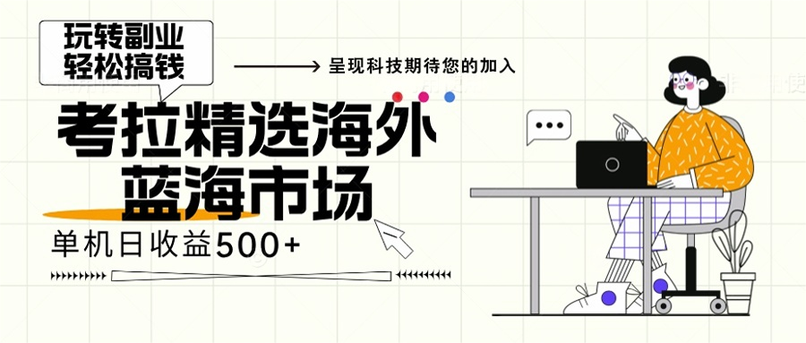 海外全新空白市场，小白也可轻松上手，年底最后红利-灼光资源宝库
