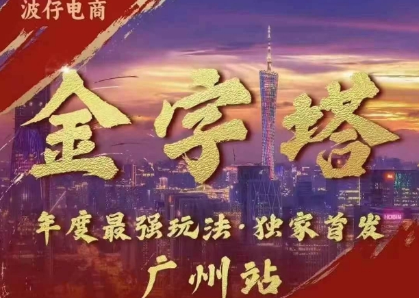 波仔电商·线下课ppt-10月30号，金字塔玩法 3天极速起量，88页ppt，3天起量!-灼光资源宝库