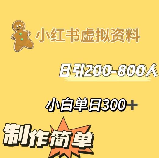 小红书动漫治愈图文的玩法，日引200-800人，小白单日变现300+-灼光资源宝库