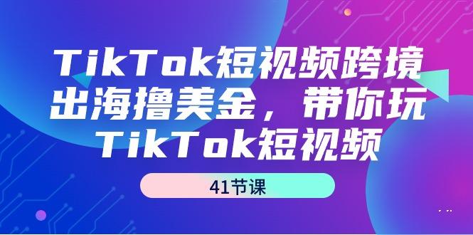 TikTok短视频跨境出海撸美金，带你玩TikTok短视频(41节课)-灼光资源宝库