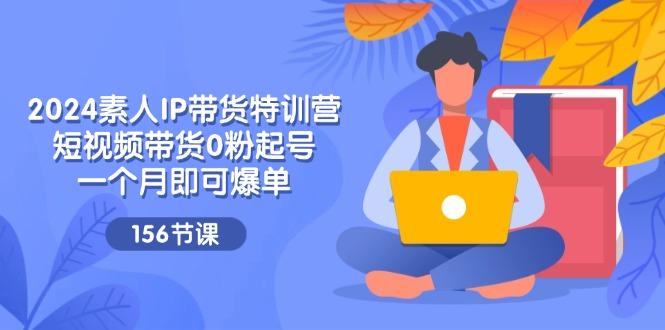 2024素人IP带货特训营，短视频带货0粉起号，一个月即可爆单(156节-灼光资源宝库