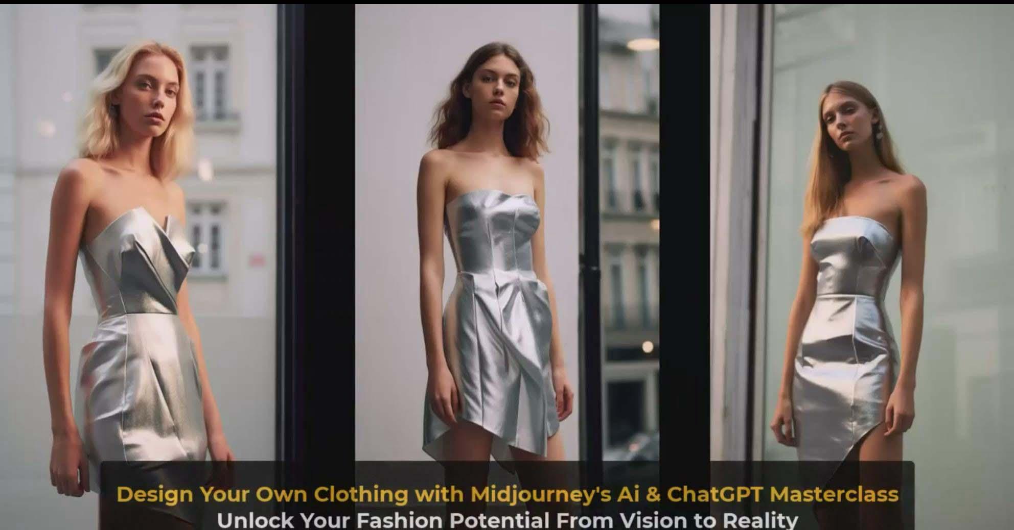 图片[8]-利用 Midjourneys Ai 人工智能设计自己的服装AI大师班-10节课-中英字幕-灼光资源宝库