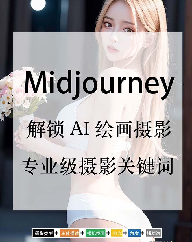 Midjourney关键词-解锁AI绘画专业级人工智能摄影关键词表-灼光资源宝库
