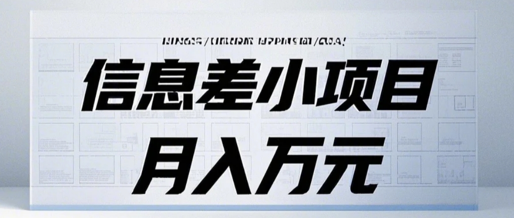 信息差小项目：国内外视频代下载，项目操作简单零成本零门槛月入过万-灼光资源宝库