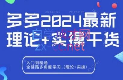 拼多多2024最新规则理论结合实际的干货-灼光资源宝库