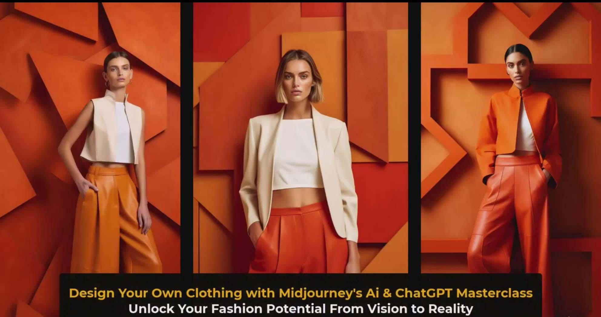 图片[3]-利用 Midjourneys Ai 人工智能设计自己的服装AI大师班-10节课-中英字幕-灼光资源宝库
