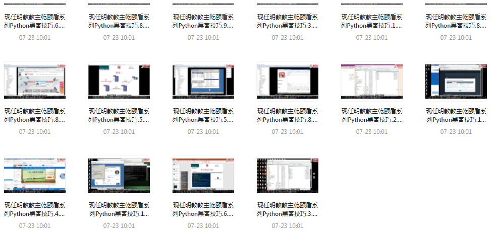 Python黑客技巧课程-灼光资源宝库