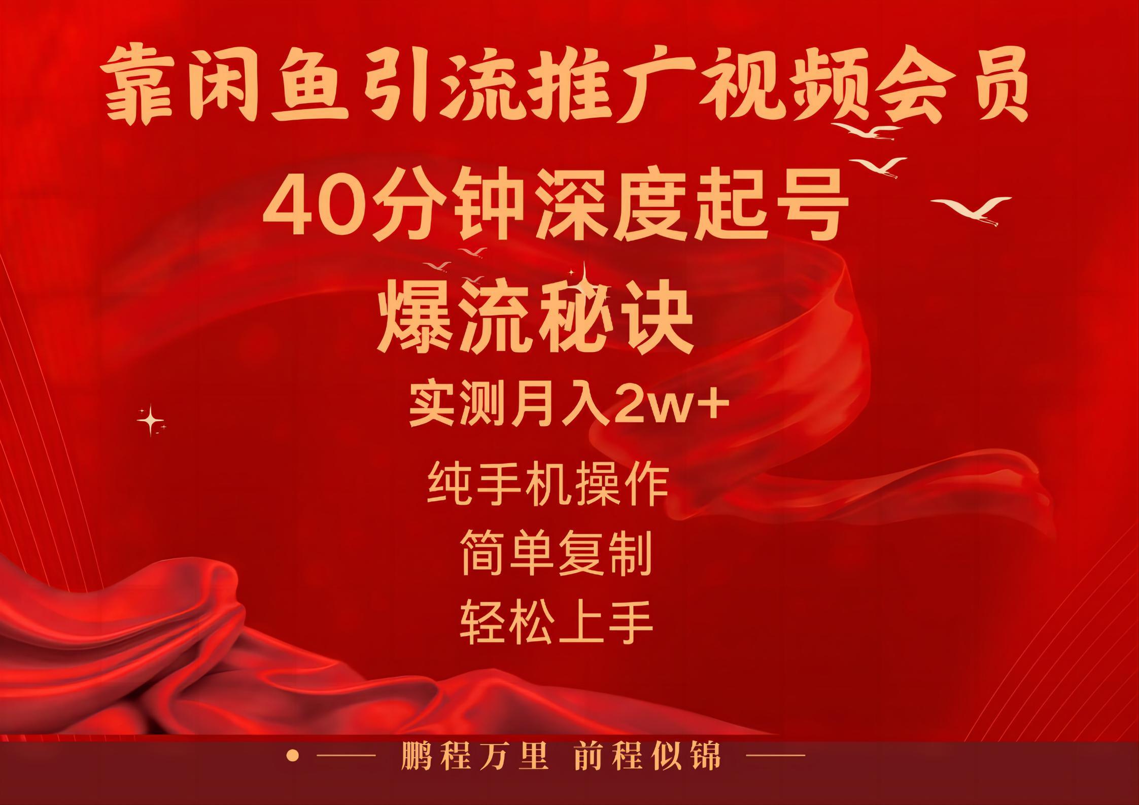 闲鱼暴力引流推广视频会员，能做到日入2W+，操作简单-蘑菇资源宝库