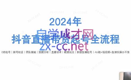 六六老师·2024年抖音直播带货起号全攻略-资源宝库
