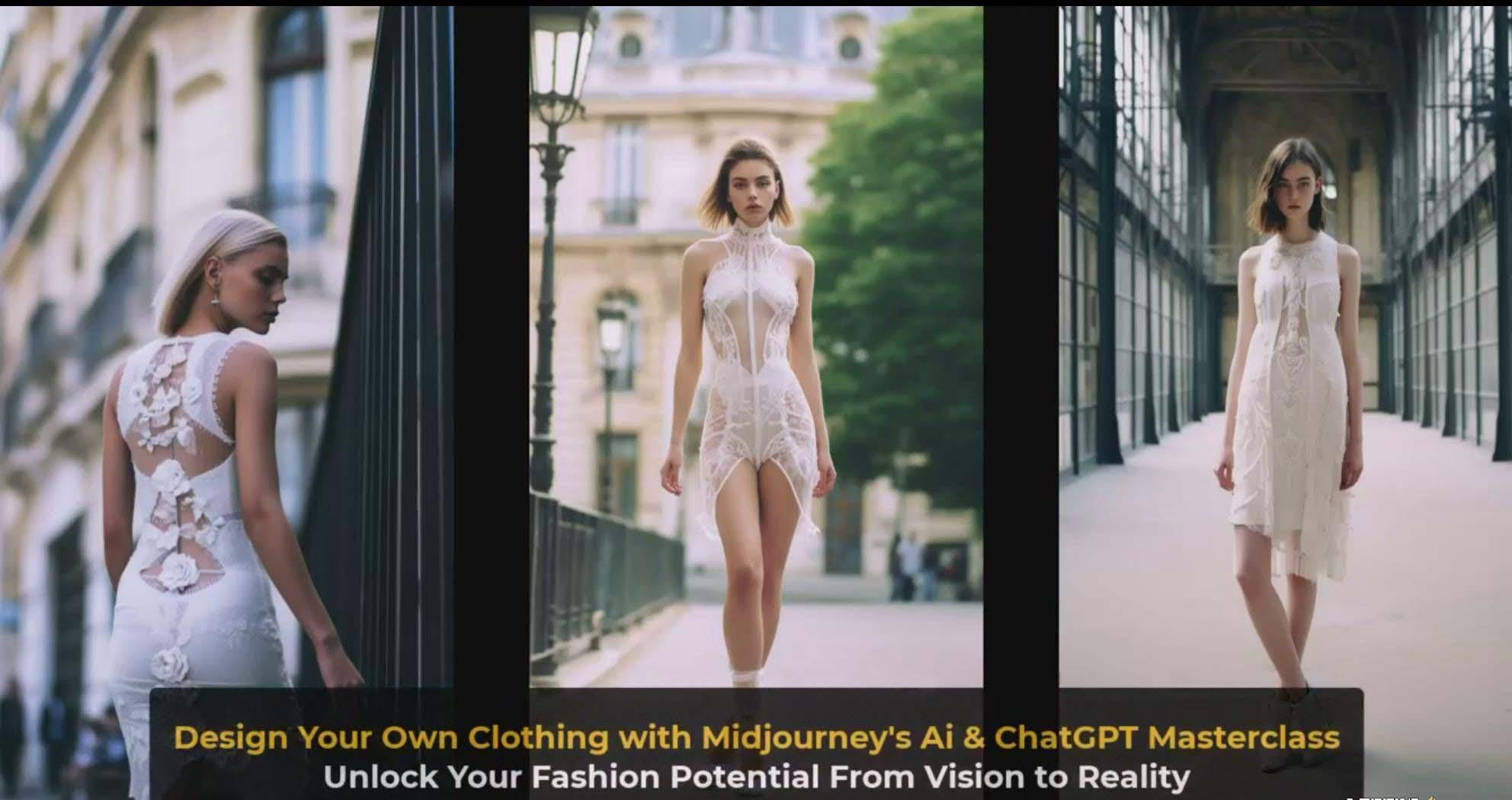 图片[4]-利用 Midjourneys Ai 人工智能设计自己的服装AI大师班-10节课-中英字幕-灼光资源宝库