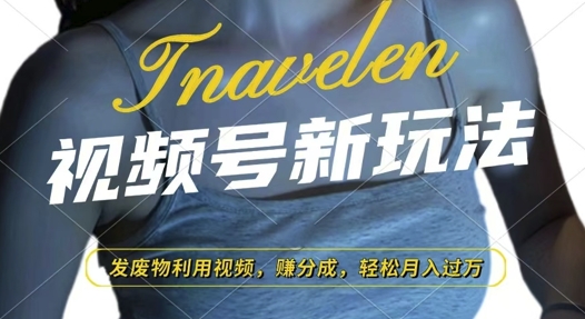 视频号新玩法，废物利用视频，撸分成收益，轻松月入过W【揭秘】-灼光资源宝库