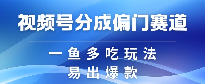 视频号创作者分成计划偏门类目，容易爆流，实拍内容简单易做【揭秘】-灼光资源宝库
