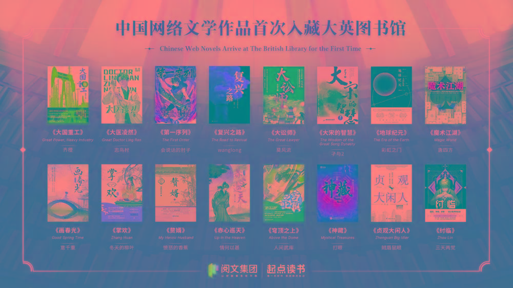 16本中国网文被收录至大英图书馆的中文馆的作品集-灼光资源宝库