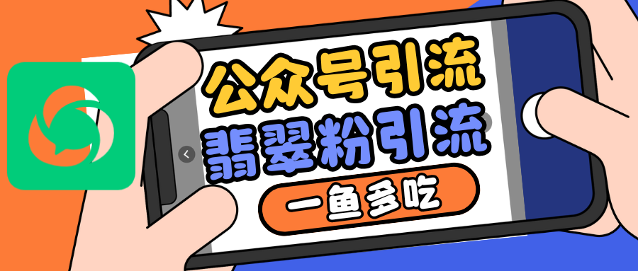 公众号低成本引流翡翠粉，高客单价，大力出奇迹一鱼多吃-灼光资源宝库