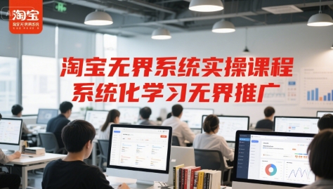 淘宝无界系统实操课程，系统化学习无界推广-灼光资源宝库