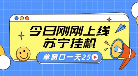 苏宁全自动采集挂G项目 稳定可批量 单窗口收益30+ 附教程【揭秘】-灼光资源宝库