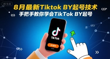 8月最新Tiktok搬运起号技术，手把手教你学会TikTok搬运起号-灼光资源宝库
