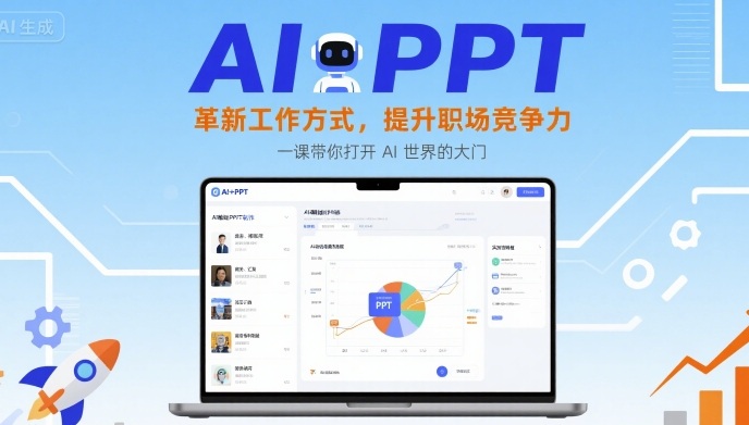 AI+PPT：革新工作方式，提升职场竞争力，一课带你打开 AI 世界的大门-灼光资源宝库