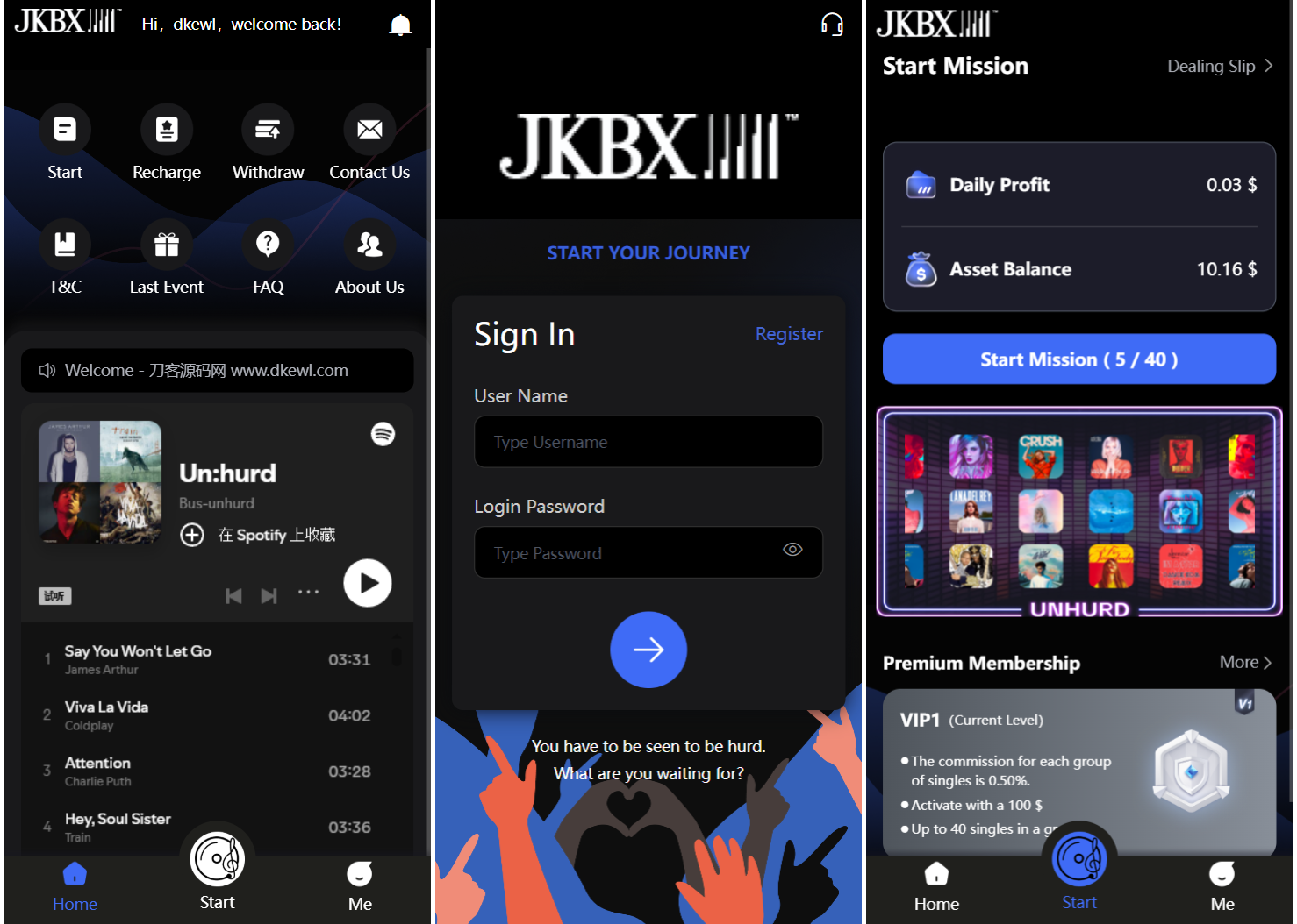 JKBX海外音乐抢单系统源码 Thinkphp框架 附教程-灼光资源宝库