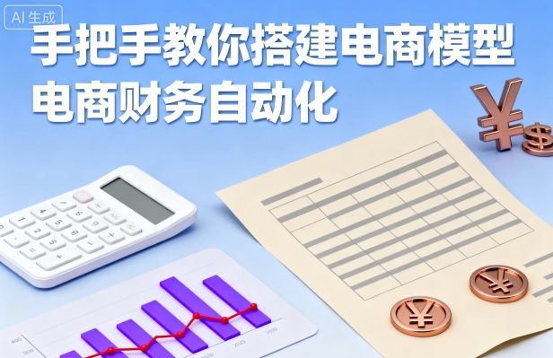手把手教你搭建电商模型-电商财务自动化-灼光资源宝库