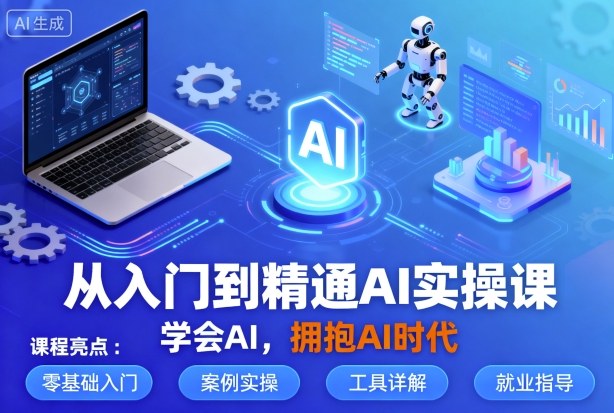 从入门到精通AI实操课，学会AI，拥抱AI时代-灼光资源宝库