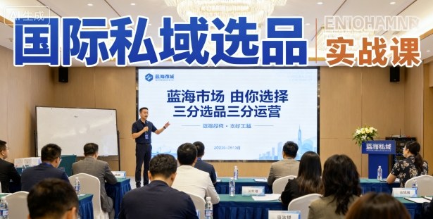 国际私域选品实战课，蓝海市场由你选择，七分选品三分运营-灼光资源宝库