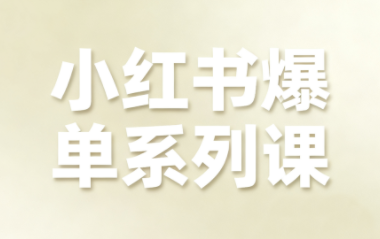 尼采老师·小红书爆单系列课-灼光资源宝库