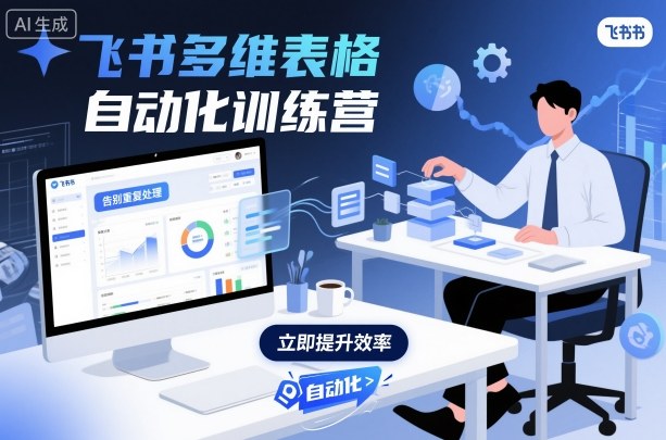 飞书多维表格自动化训练营,手把手教你告别重复处理,用多维表格开启高效办公新模式-灼光资源宝库