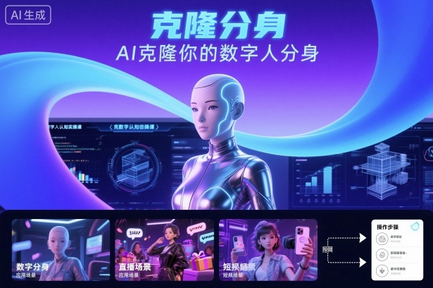 AI数字人认知实操课，克隆你的数字人分身-灼光资源宝库