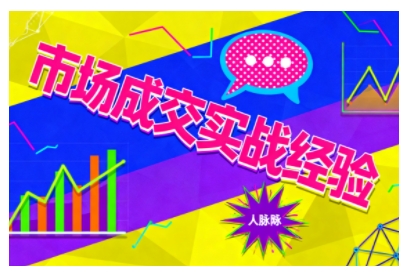 市场成交实战经验,从认知觉醒到实操落地,快速掌握市场开拓与成交核心能力-灼光资源宝库